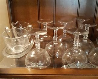 Vintage glassware coups