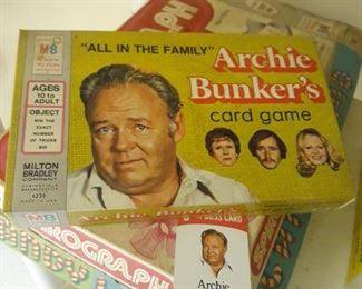 Archie Bunker card game  