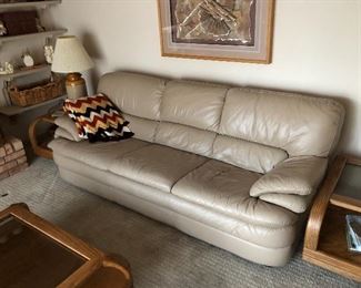 Leather sofa- SOLD