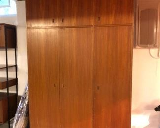 Danish modern storage closet.