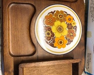 Retro cheese board