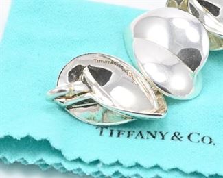 Signed Tiffany & Co. Sterling Heart Frank Gehry Bracelet