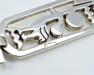 Sterling Egyptian Saad of Egypt key chain