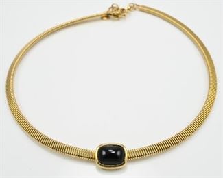 Gold tone vintage Christian Dior necklace