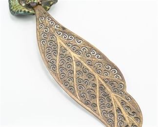 Jay Strongwater butterfly letter opener/bookmark