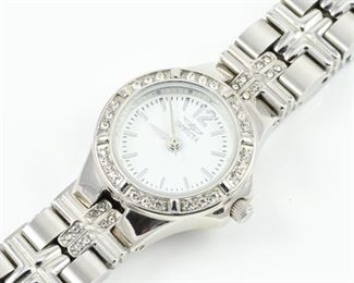 Invicta stainless rhinestone bracelet watch