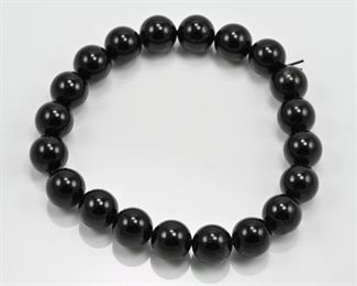 Onyx bead bracelet