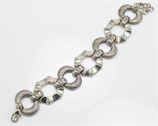 Silver plated bracelet
