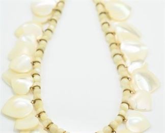 Mother of pearl heart necklace