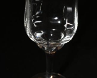 Baccarat capri optic stemware