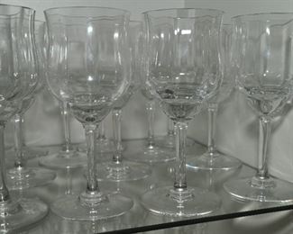 Baccarat capri optic stemware