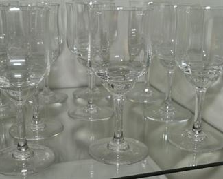 Baccarat capri optic stemware