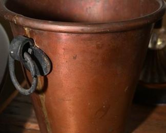 Pottery Barn copper pail