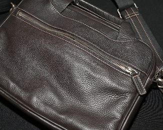 Levenger leather handbag