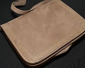 Delmar Spain suede handbag