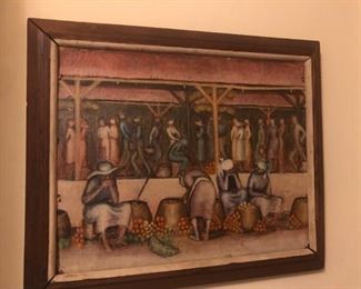 1940's Haitian original Paining