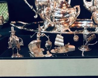Small figurines Sterling Silver