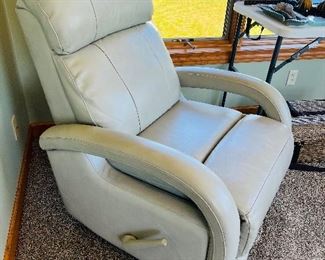 Leather Rocker Recliner - Like New