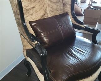 Leather & hide chair