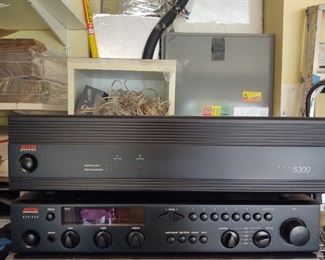 ADCOM GTP 350 WITH GFA 5300 TUNER AND AMP / PREAMP. EXCELLENT CONDITION CLEAN SUPER POWERFUL AUDIO FILE SOUND SOLD AS MATCH SET WITH IPHONE HOOKUP.
499.99