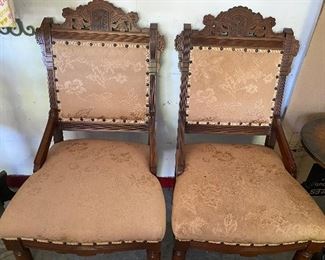 East Lake Revival small ornate chairs