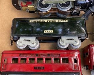 1920 American Flyer toy train set