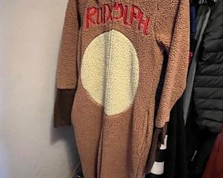 Adult Rudolph costume!