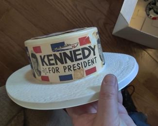 Kennedy 1960 campaign hat 