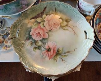 antique serving plate