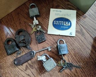 vintage locks and keys
