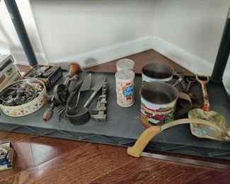 antique tools, locks, and keys