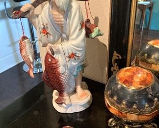 Asian figurine; cross