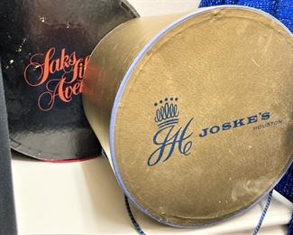 Vintage hat boxes 