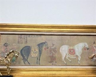 Horse art and statues