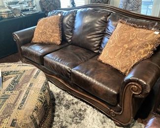 Leather sofa