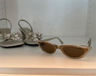 Vintage L. Evrard 'cat eye sunglasses made in France