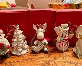 Lenox Christmas ornaments