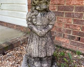 concrete little girl