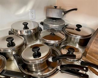 EKCO stainless pots and pans