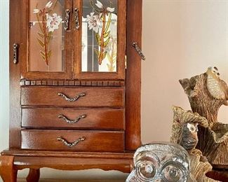 small jewelry cabinet