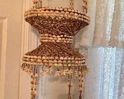 shell hanging plant holder