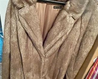 faux fur coat