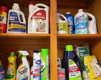 more cleaning supplies