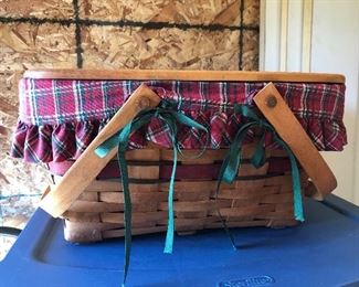 Sale 1 Longaberger baskets and wicker baskets