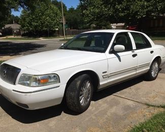 2009 Mercury, Grand Marquis. It has close to 190,000 miles. Lots of highway miles. 