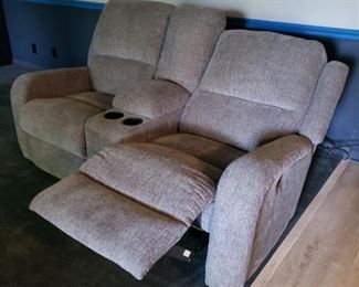 2  electric theater sofas like new