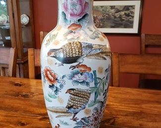 Large oriental vase
