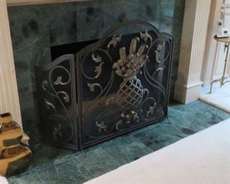 Frontgate fireplace screen - 1 of 2