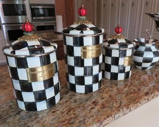 MacKenzie-Childs canister set