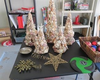 Seashell Christmas trees